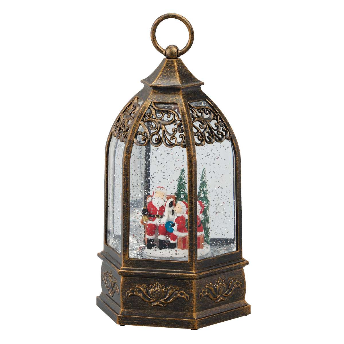 LEDスノーイングライト 六角サンタ