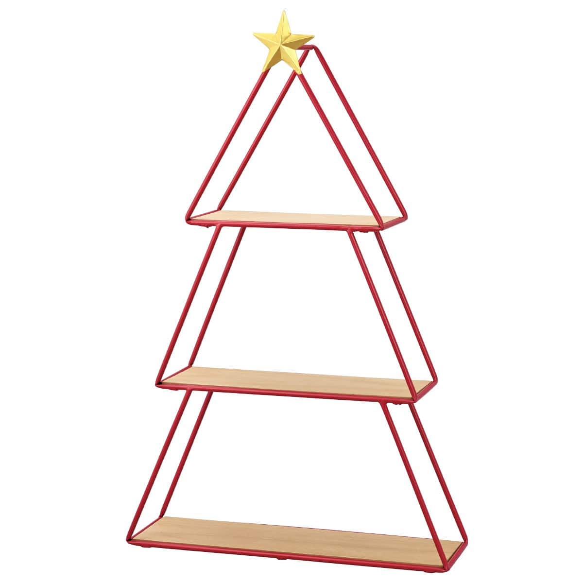アイアンクリスマスツリーシェルフ幅50×高さ80cm