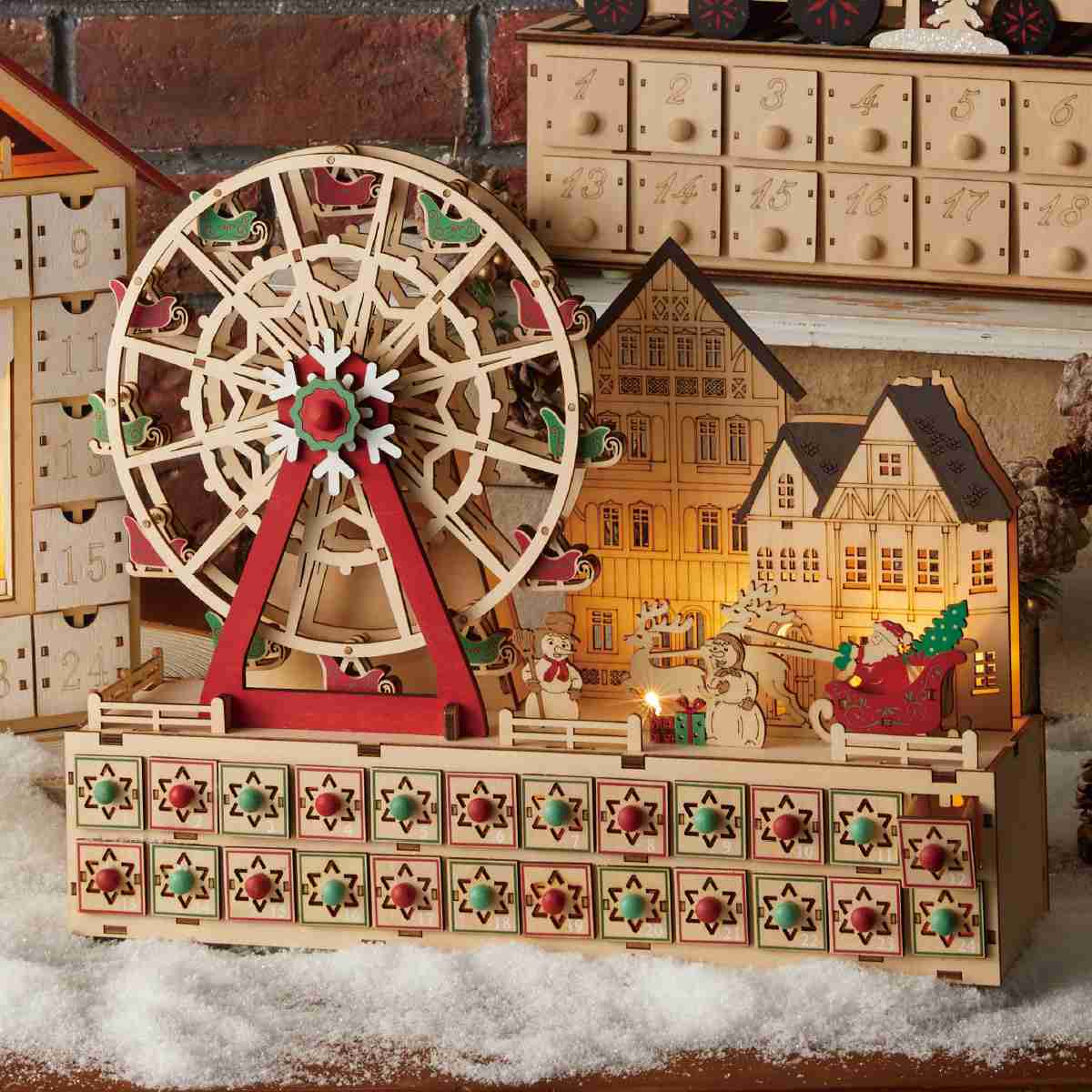 木製アドベントカレンダー 楽天市場】【ラッピング無料＆送料無料】木製 アドベント