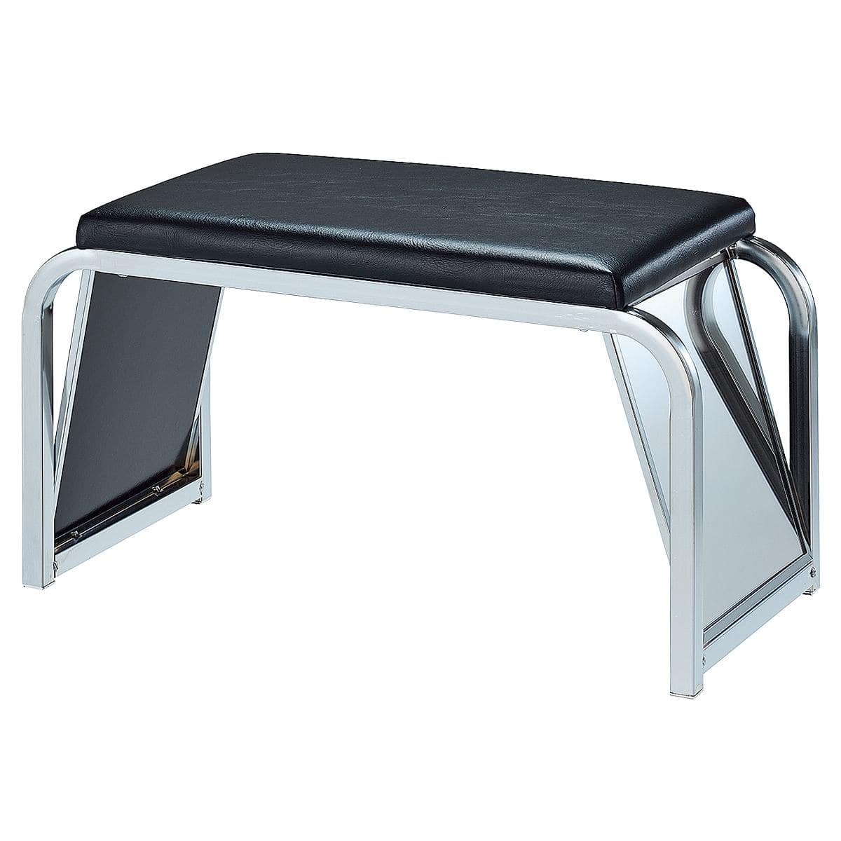 シューズ用スツール ミラー〔ストエキオリジナル〕 幅76×奥行35.5×高さ40cm