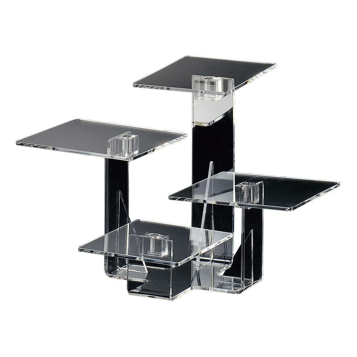 透明アクリル4段ディスプレイ〔ストエキオリジナル〕