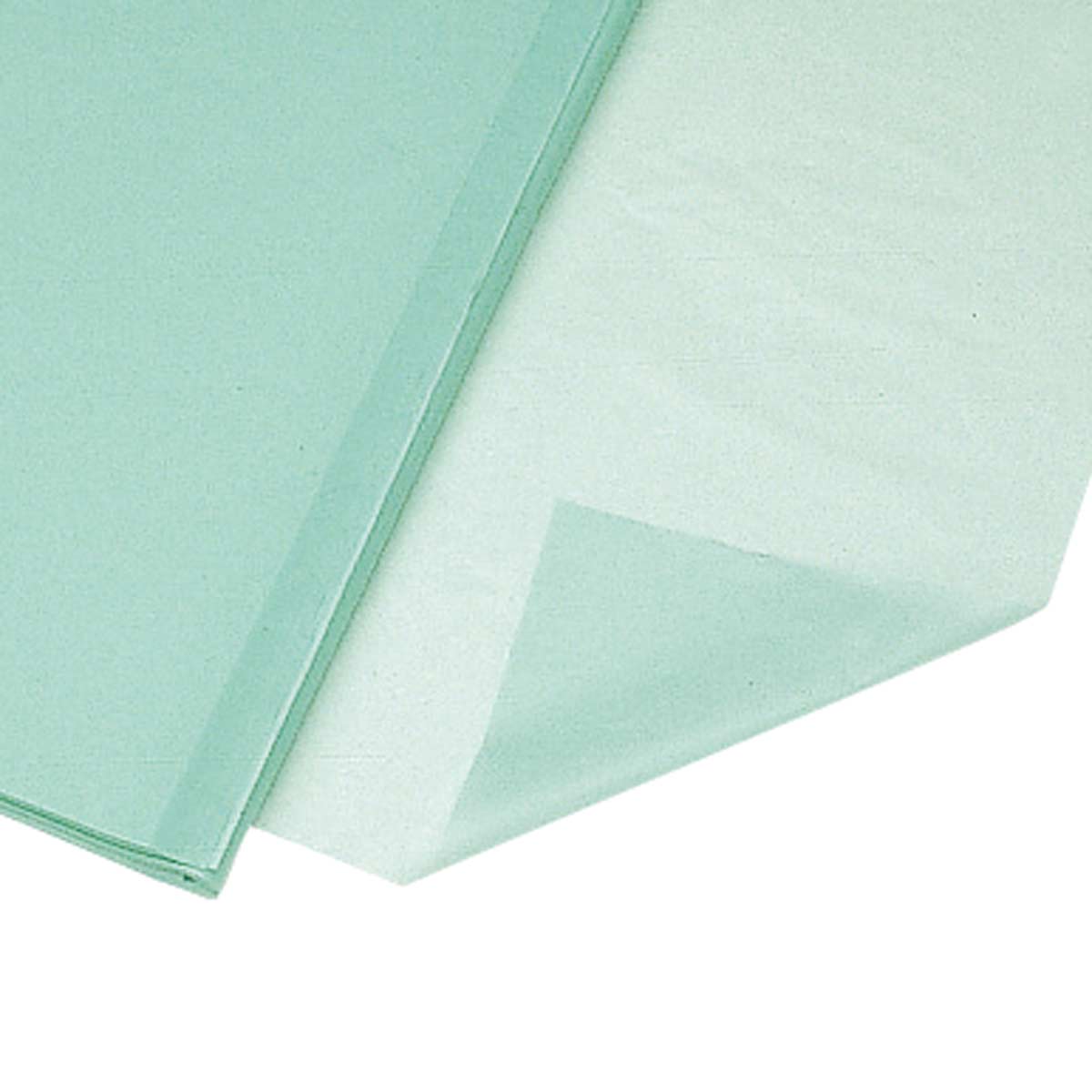 ケース販売HEIKO 緩衝材 カラー薄葉紙 半才 ライトグリーン 002102505 1ケース(200枚入×10袋 合計2000枚)