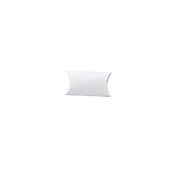 ピロー型ギフトボックス 白 10[7.5]x7.5x2.5cm 【通販】ストア 