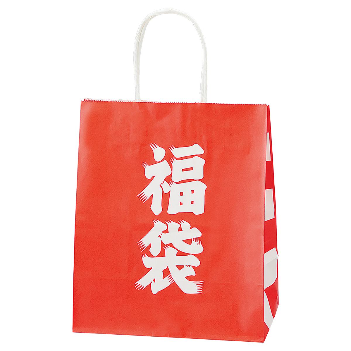 福袋(手提げ紙袋・角底袋)(32×11.5×31cm): 袋／ラッピング／梱包資材