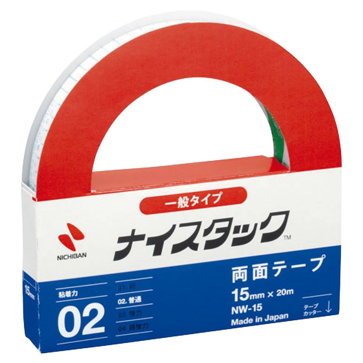 ニチバン 両面テープ ナイスタック(TM) 一般タイプ 5mm幅x20m巻 【通販 ...