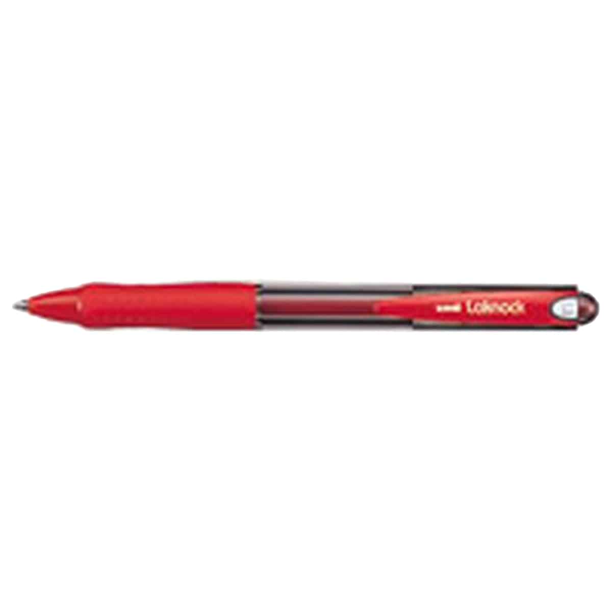 三菱鉛筆 ノック式ボールペン ベリー楽ノック 1.0mm (赤 SN10010.15