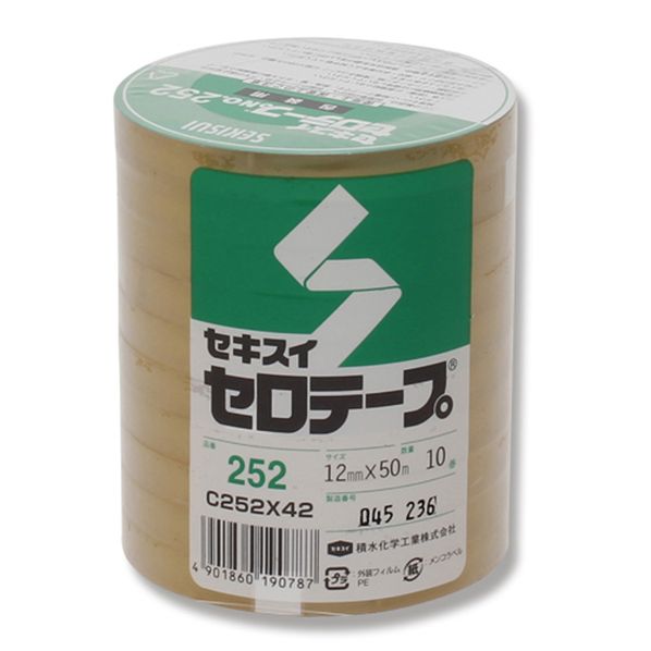 (2)セロテープ No.252 15mm×50m 10巻パック