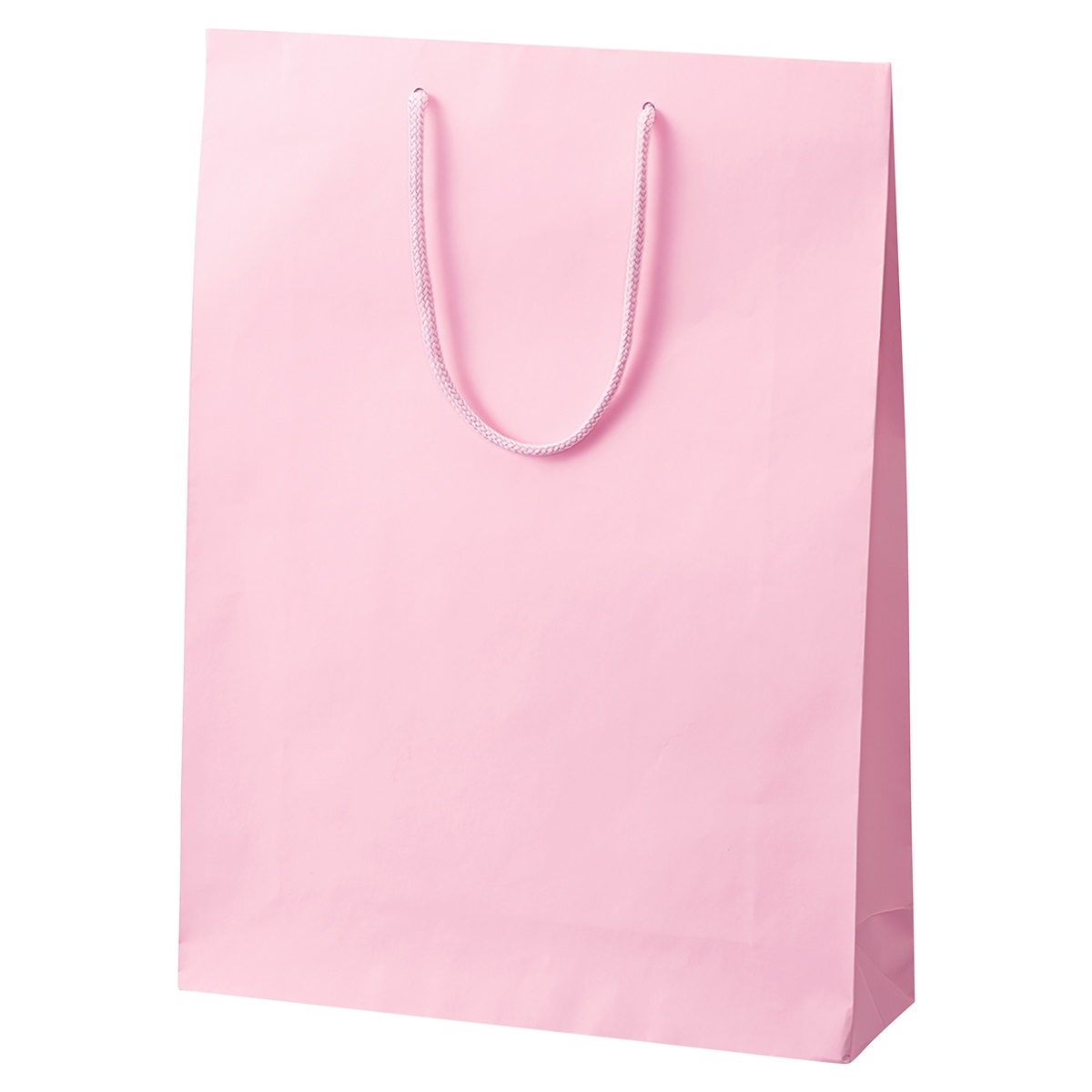 カラー手提げ紙袋 ピンク