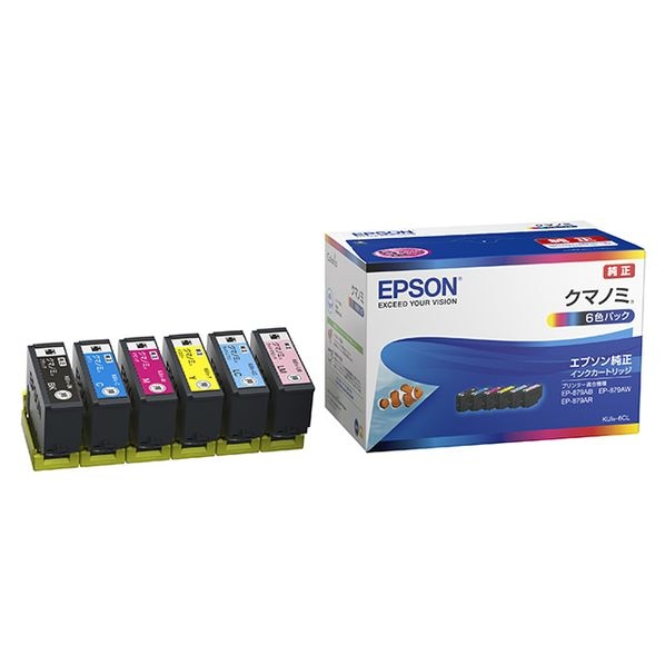 (1)EPSON インク クマノミ KUI-6CL 6色パック6色パック