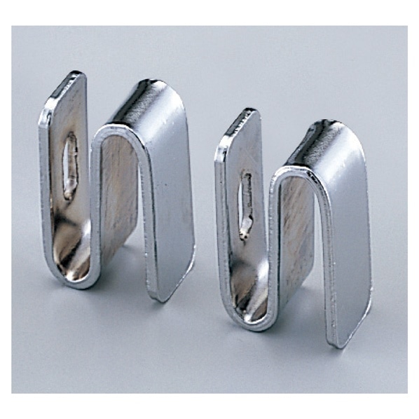 【2個】ワイヤーラック スチール棚・カゴ棚用連結金具〔ストエキオリジナル〕