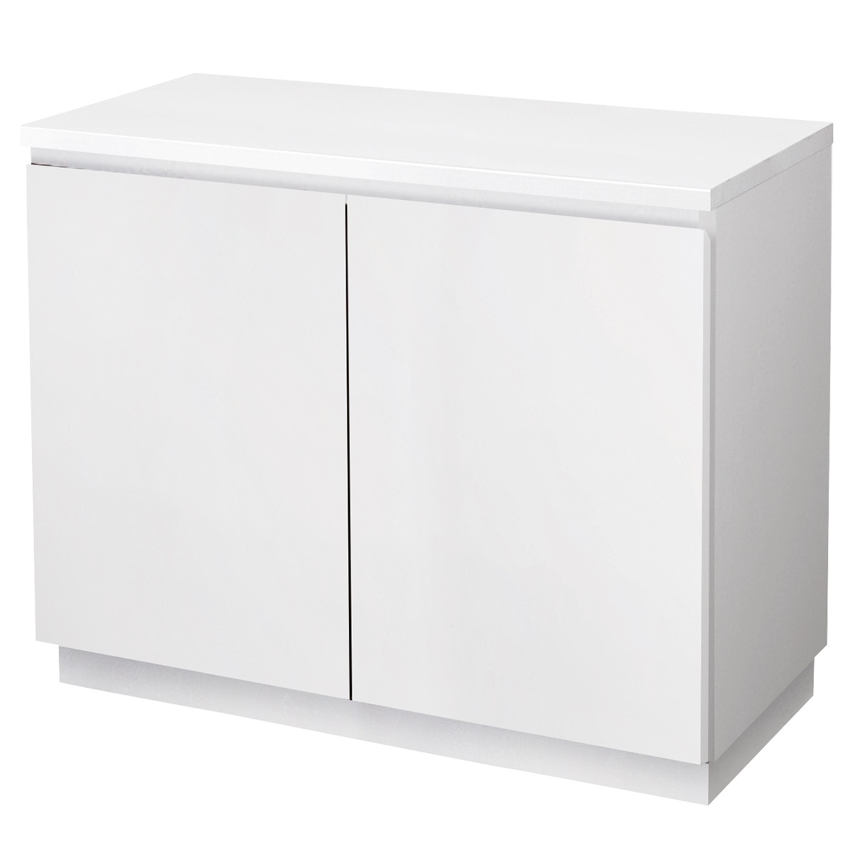 木製収納ボックス ハイタイプ 台輪タイプ 幅90cm用〔ストエキ