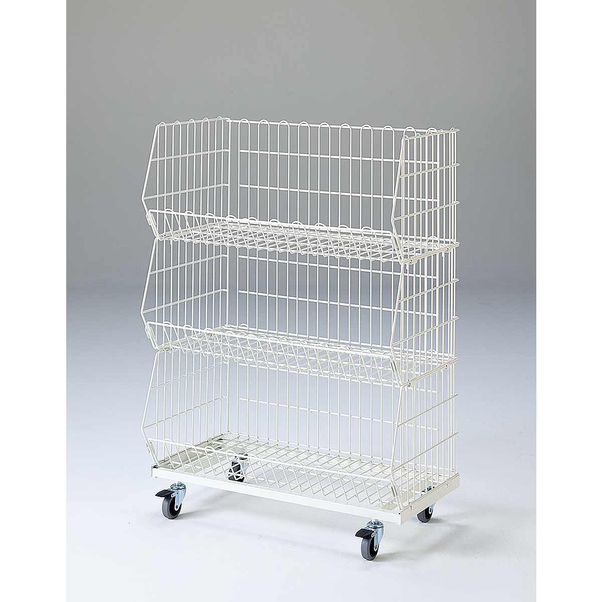 高機能型ジャンブルバスケット(直径7.5cmキャスター付き) 幅86.4cm