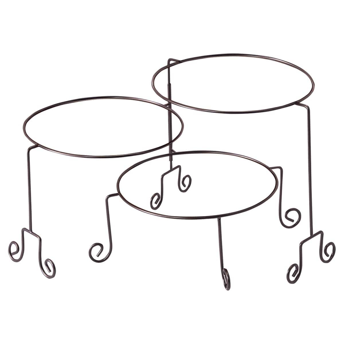 PP製丸型バスケット用スタンド〔ストエキオリジナル〕