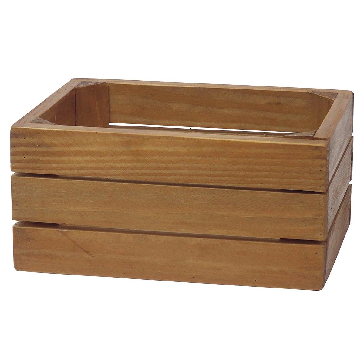 木製ディスプレイボックス ブラウン