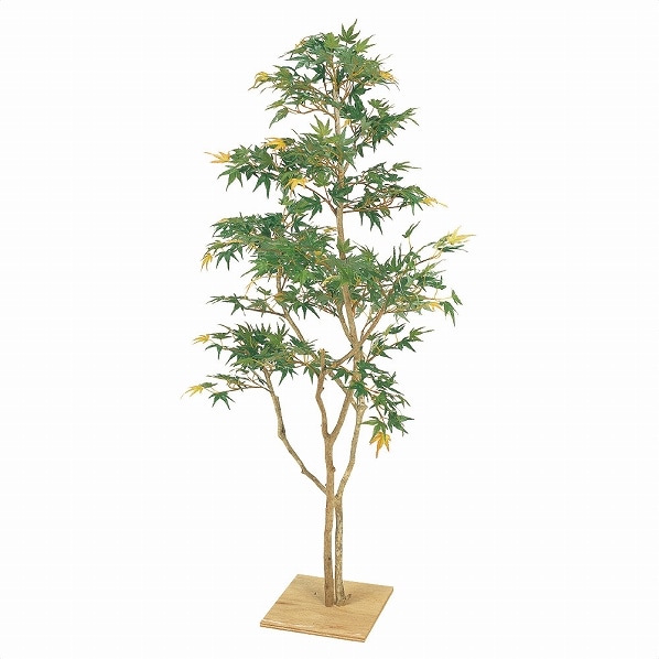 人工樹木 もみじ板付き青葉 フェイクグリーン 130cm 1台
