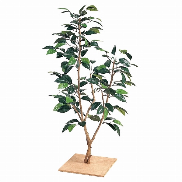 人工樹木 ミニつばき 板付き フェイクグリーン 80cm 1台