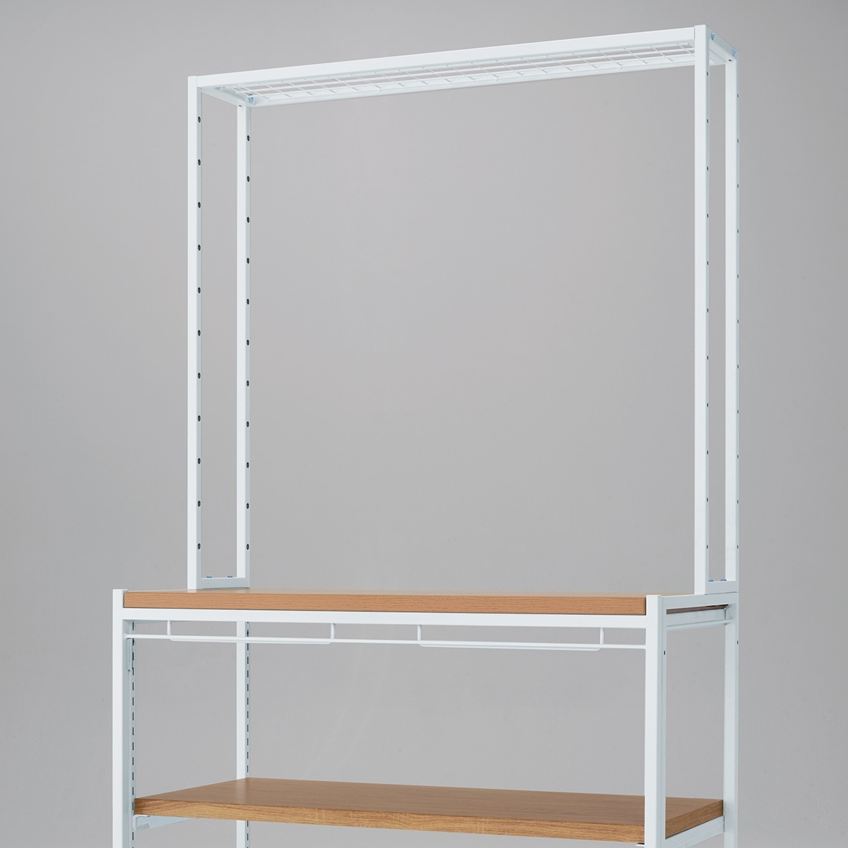 端に取り付けた場合