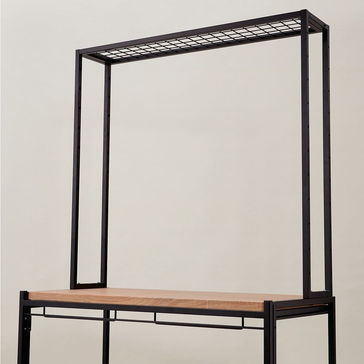 ハコマルシェブラック ワゴン用上部フレーム〔ストエキオリジナル〕 幅90cm