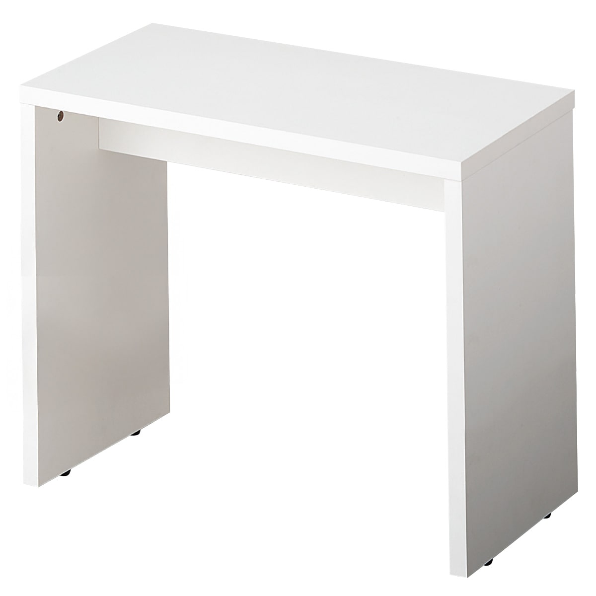 木製コの字ネストテーブル ホワイト〔ストエキオリジナル〕 幅70×奥行