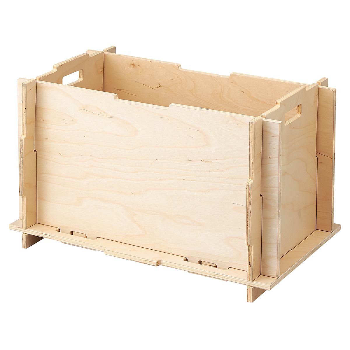 木製簡易組立ボックス〔ストエキオリジナル〕 【通販】ストア・エキスプレス