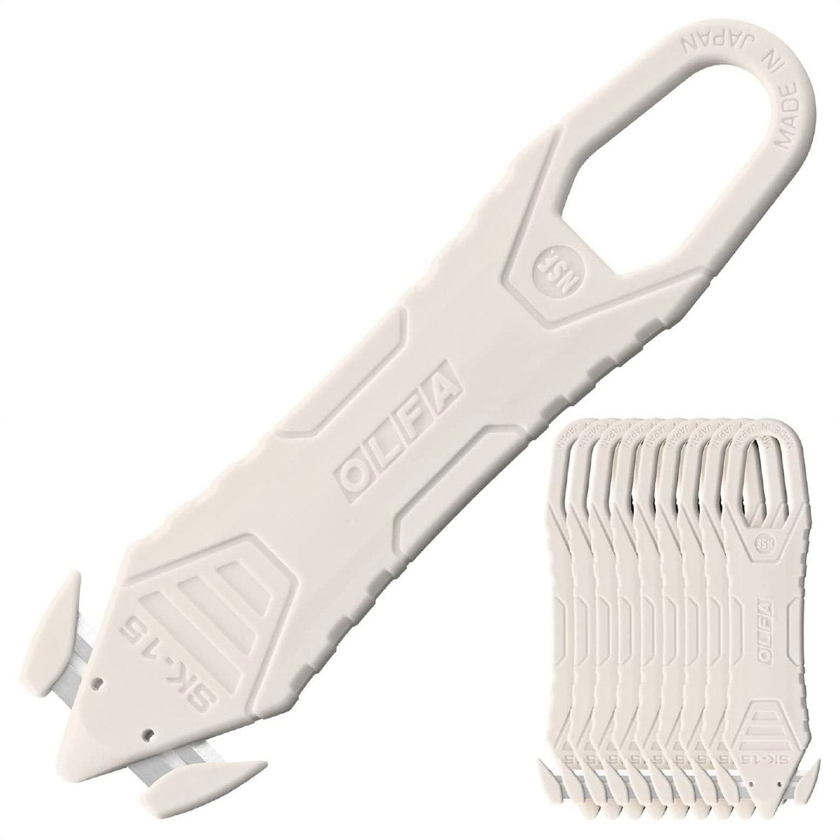 ストエキ｜オルファ 【10個入り】開梱用カッター カイコーン(イエロー[型番：238B-10P]): 事務用品／文房具
