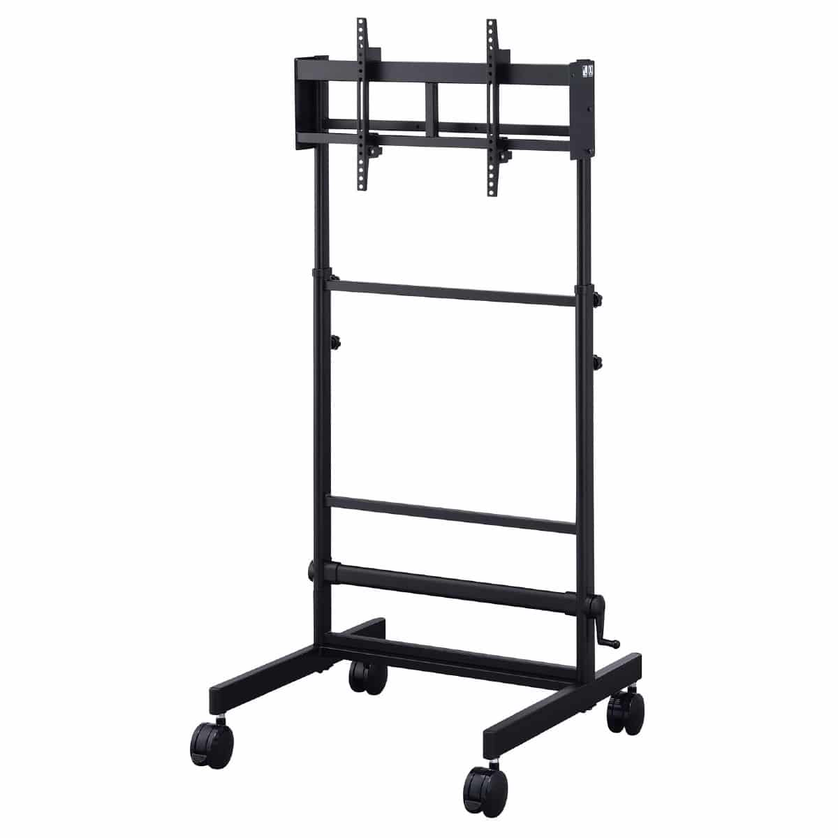 ディスプレイスタンド PL-5135B サイネージスタンド ハンドル昇降タイプ【60V型まで対応】ハヤミ工産 HAMILeX ハミレックス