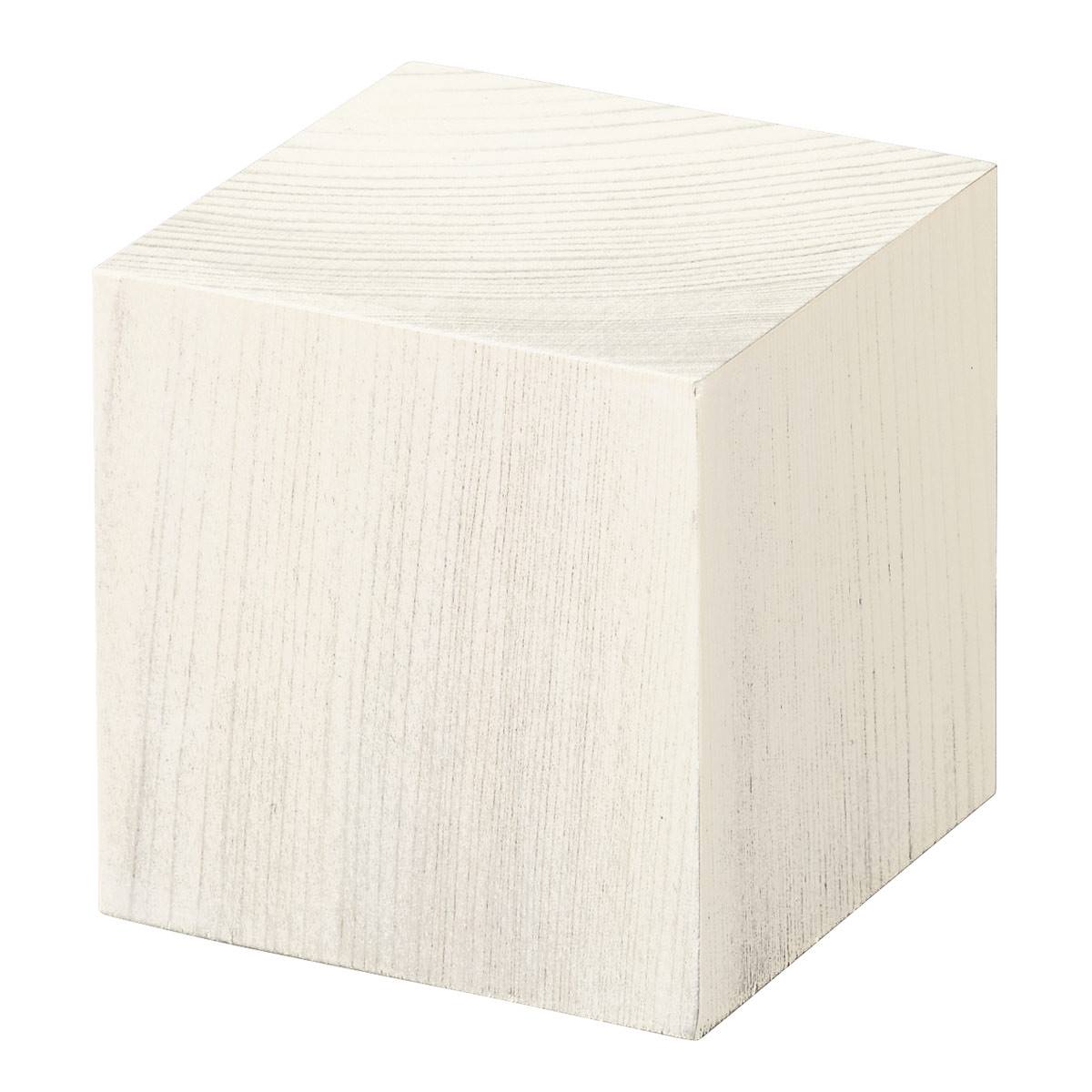 木製ディスプレイキューブ　ウッドキューブ　ウッドブロック　キュービック　16cm