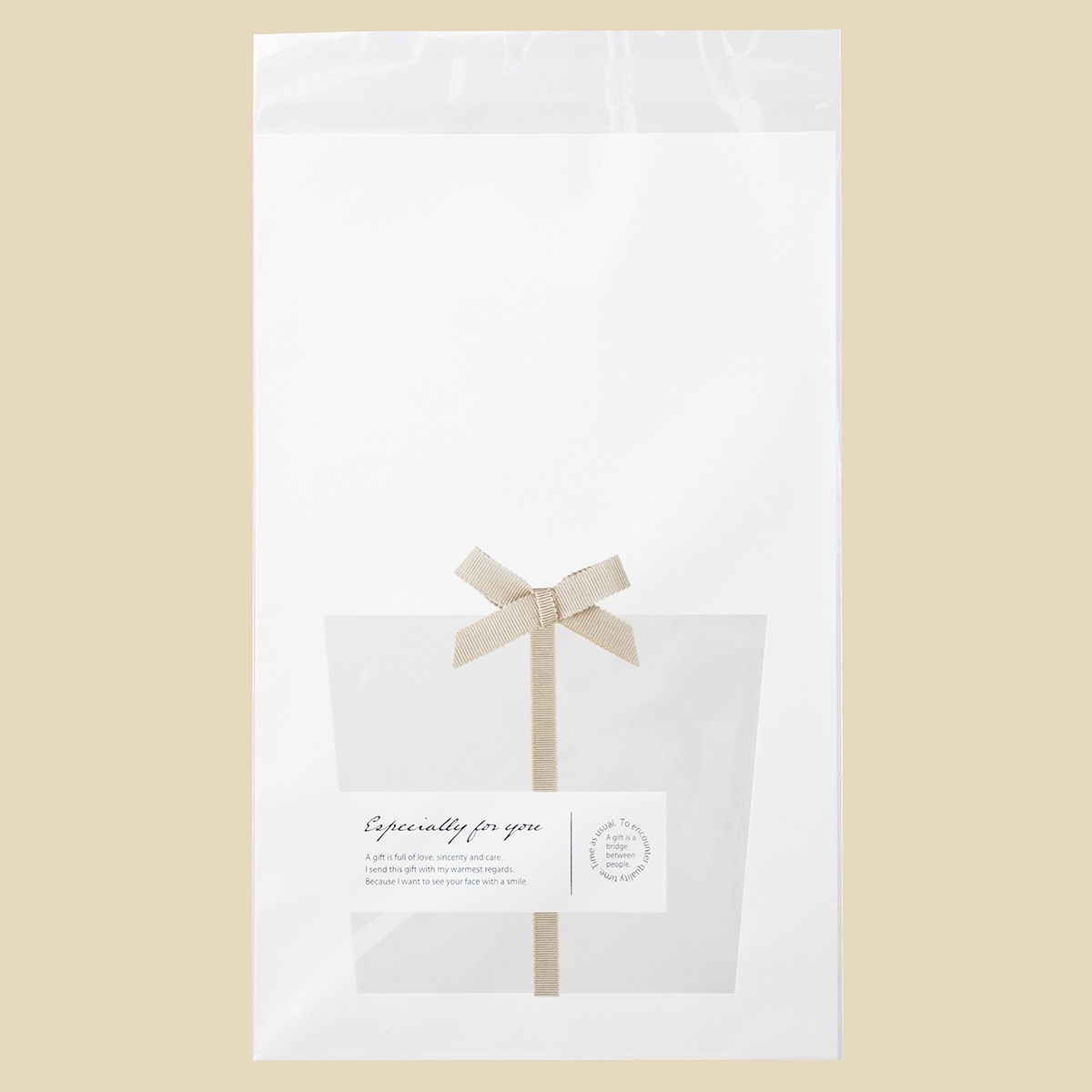 【50枚】テープ付きOPPギフトバッグ プレゼント