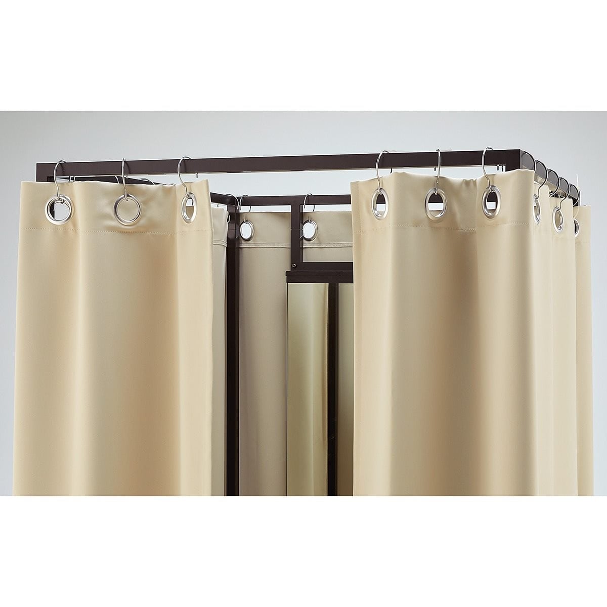 (1)ハトメ用カーテン(ベージュ)