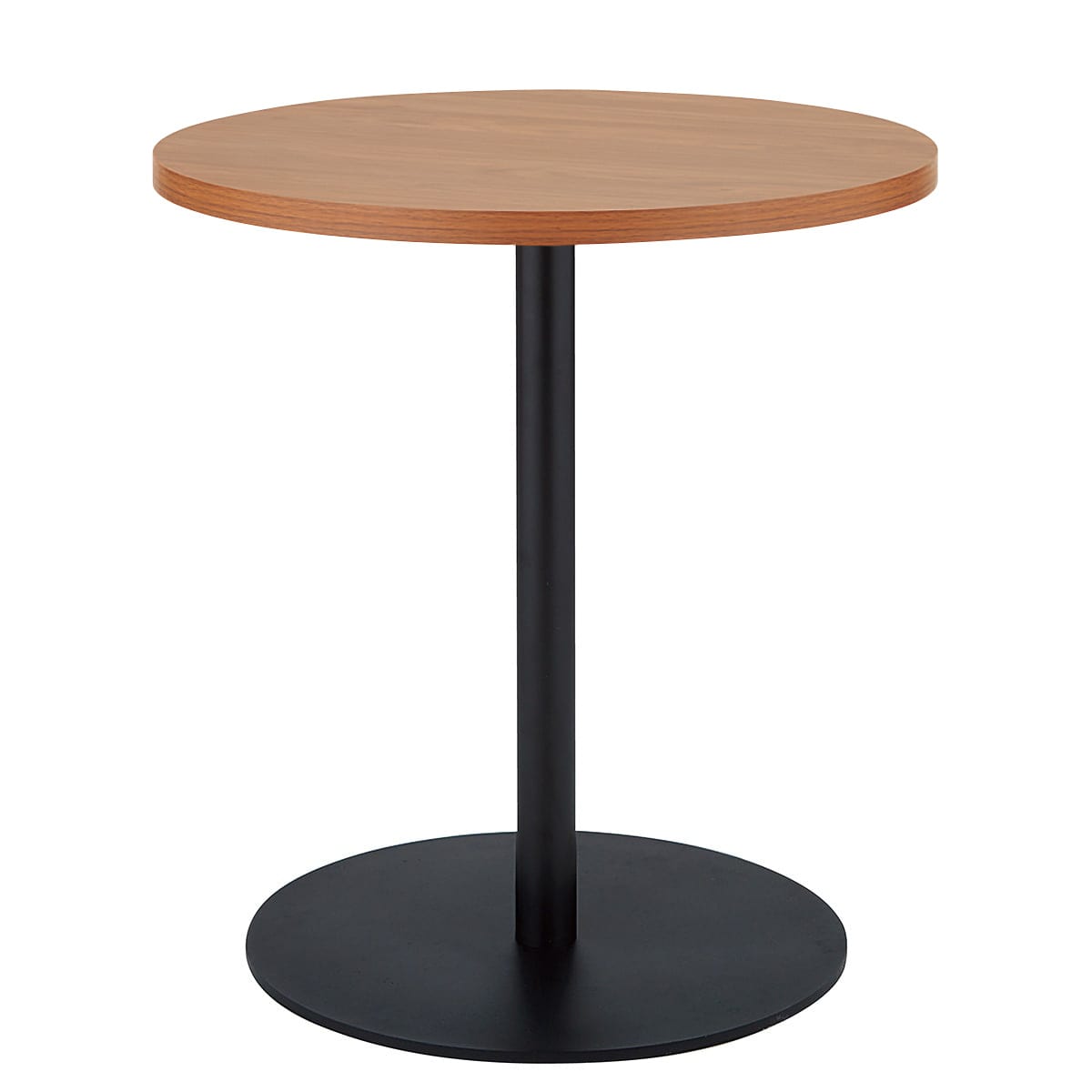 ラウンドカフェテーブル 黒脚 直径60cm〔ストエキオリジナル〕 高さ