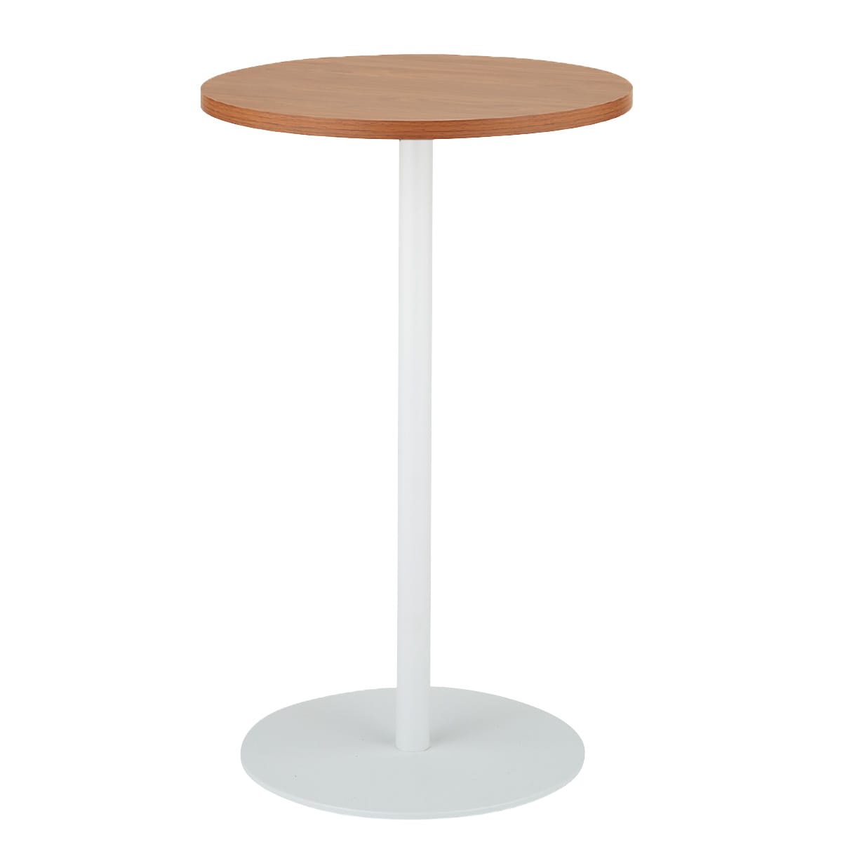 ラウンドカフェテーブル 白脚 直径60cm〔ストエキオリジナル〕 高さ