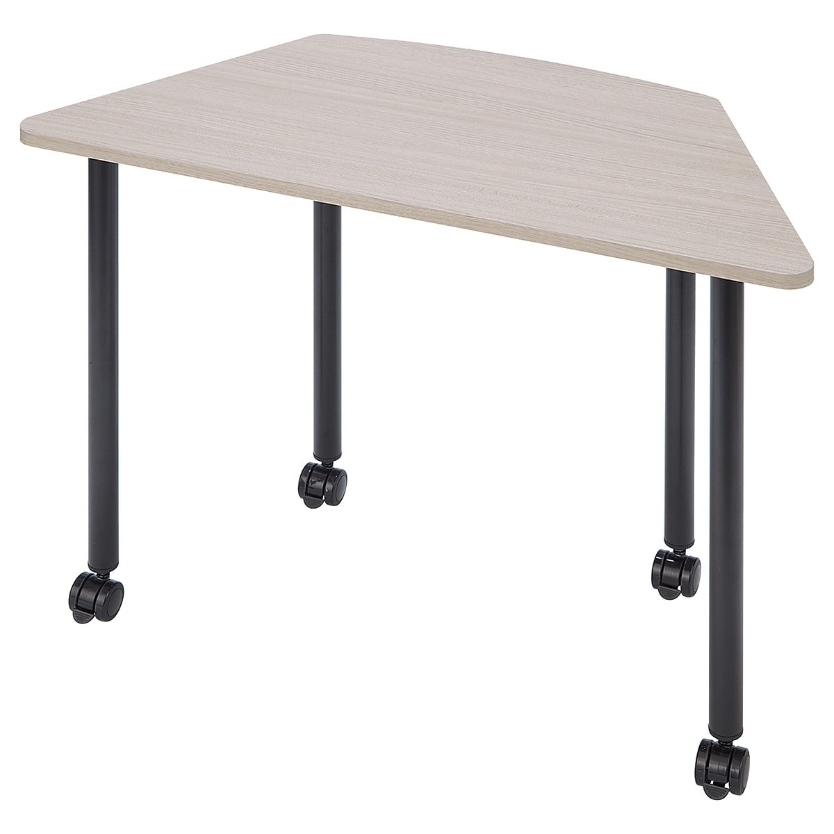 キャスター付きミーティングテーブル〔ストエキオリジナル〕 グレーオーク