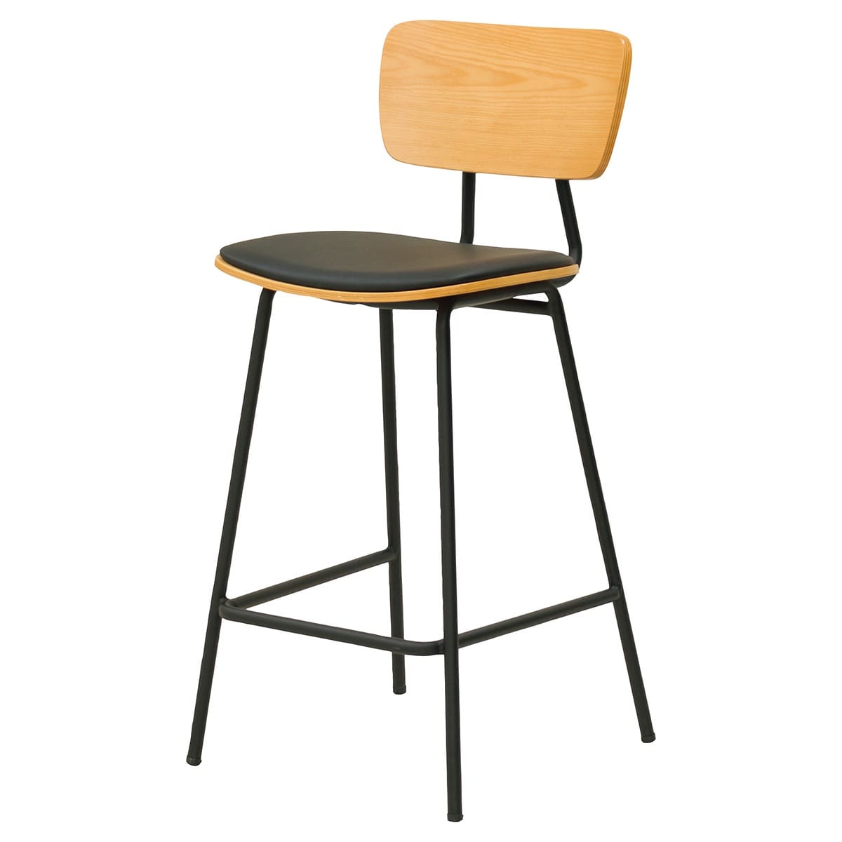 背合板カウンターチェア