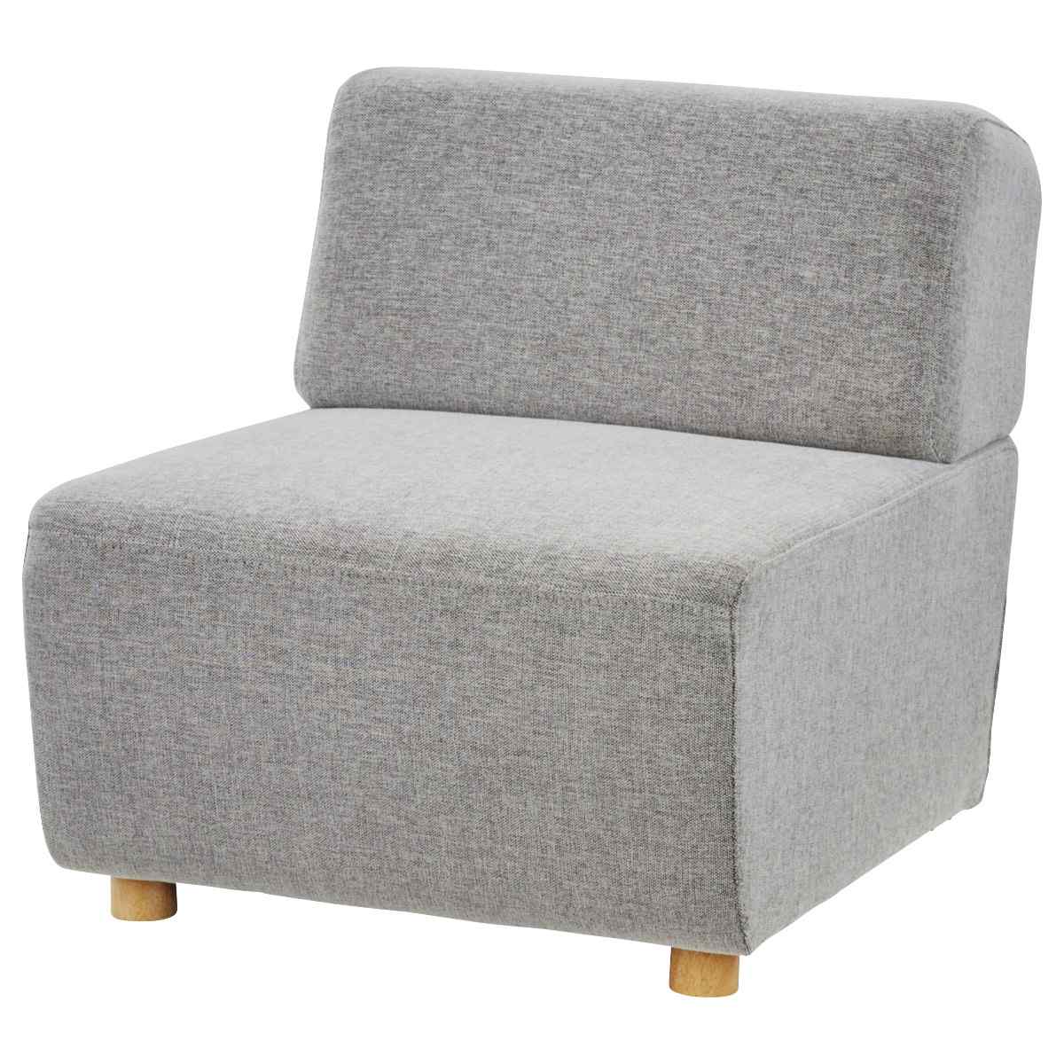 (9)肘掛なし グレー