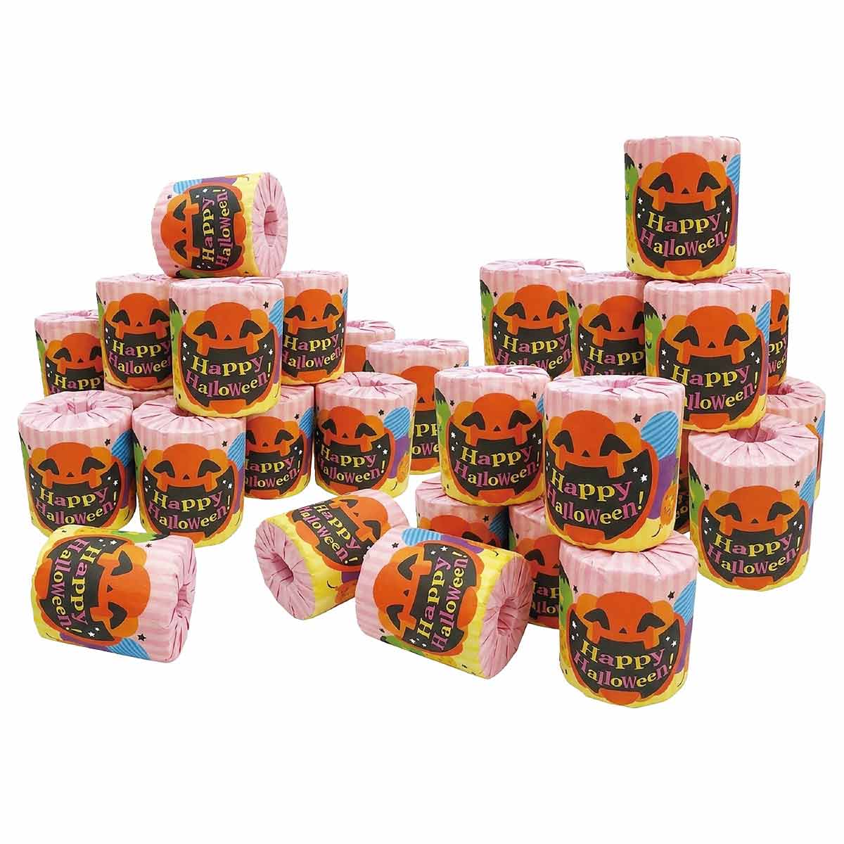 【約30人用】サイコロ出た目の数だけプレゼント ハロウィントイレットペーパー イベントセット