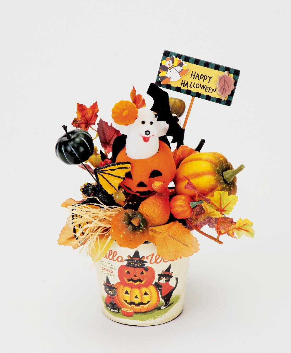 公式 通販ストア エキスプレス ストエキ ハロウィンポット アレンジ ハロウィンアレンジ 店舗運営用品