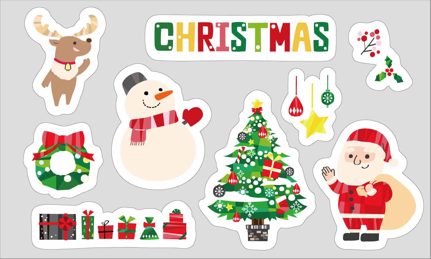 ウインドウステッカー ポップクリスマス(ウインドウステッカー ウインドウステッカー ポップクリスマス(ウインドウステッカー