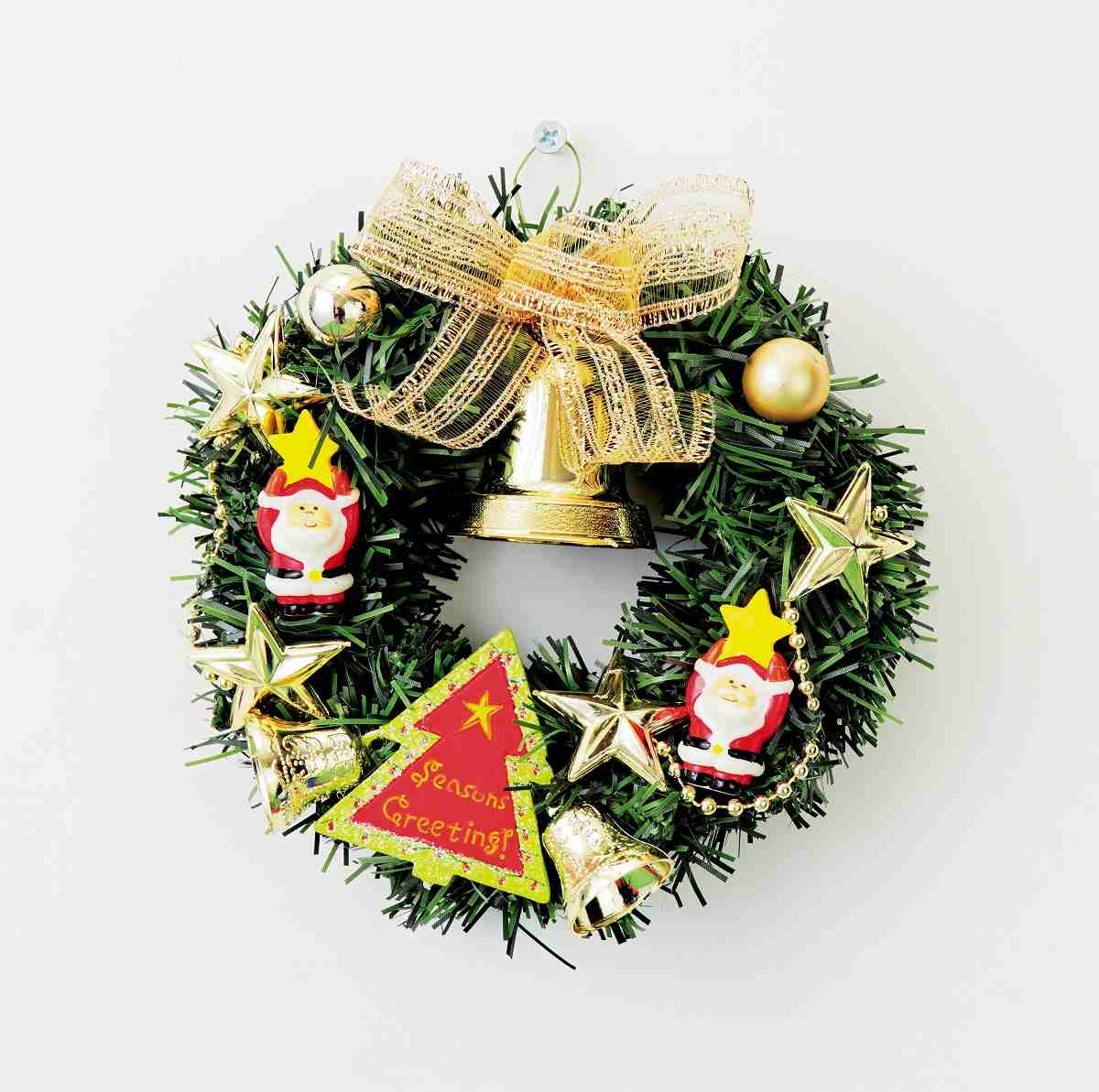 公式 通販ストア エキスプレス クリスマス グリーンリース ミニミニ クリスマスアレンジ 店舗運営用品