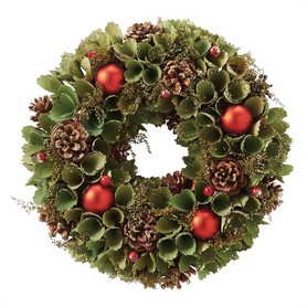 32cm クリスマスリース グリーン 天然素材 クリスマスディスプレイ 通販 ストア エキスプレス