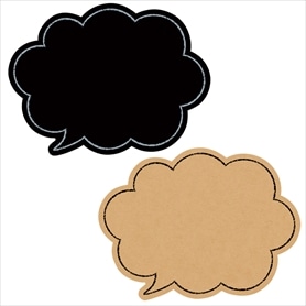 手書きポップ用ショーカード 吹き出し型