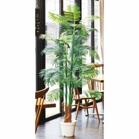 【2台】アレカヤシ(人工観葉植物)180cm