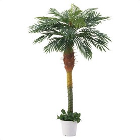 鉢付きデラックスパームツリー(人工観葉植物)180cm 2台［スト