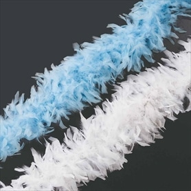 フェザーモール 1本【クリスマスオーナメント】 ブルー