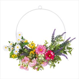 フレッシュアイアンリース35cm (造花)