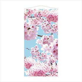 タペストリー 桜青空 【防炎加工】