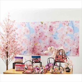 タペストリー　桜 アルファ ウォールタペストリー 桜 CM1-0318（直送品） - アスクル