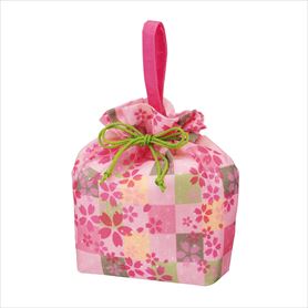 【20枚】 手提げ巾着バッグ 桜ふわり