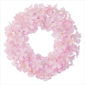 Amazon | 桜リース 直径48cm 1個 【 造花 春の玄関ドア飾り