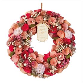 母の日ナチュラルリース(造花)