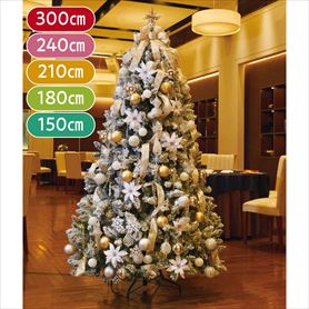 デラックスクリスマスツリー 高さ180センチ幅115センチ 雪化粧 デラックスクリスマスツリー 高さ180センチ幅115センチ 雪化粧